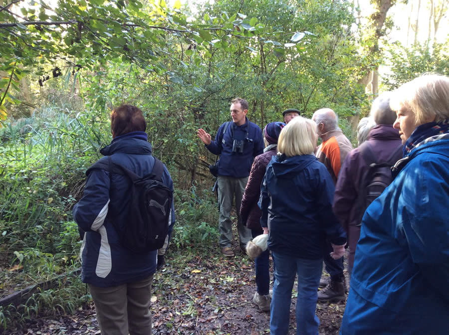Lackford Lakes visit by WI