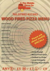 The Mobile Pizza Co @ Wickhambrook MSC