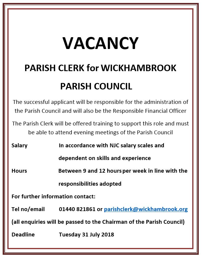 Parish Clerk Vacancy