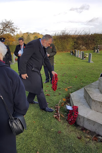Remembrance day at Wickhambrook 2017