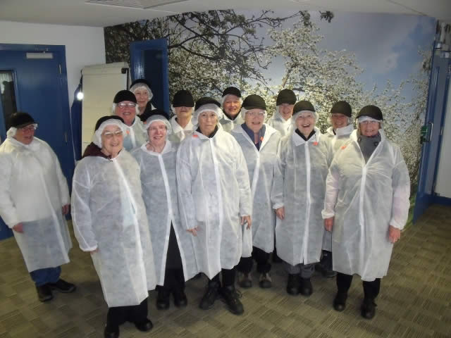 W.I. ladies visited Cappella, fruit juice preparation and bottling plant in Bury St Edmunds