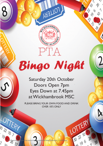 Bingo Night @ Wickhambrook MSC